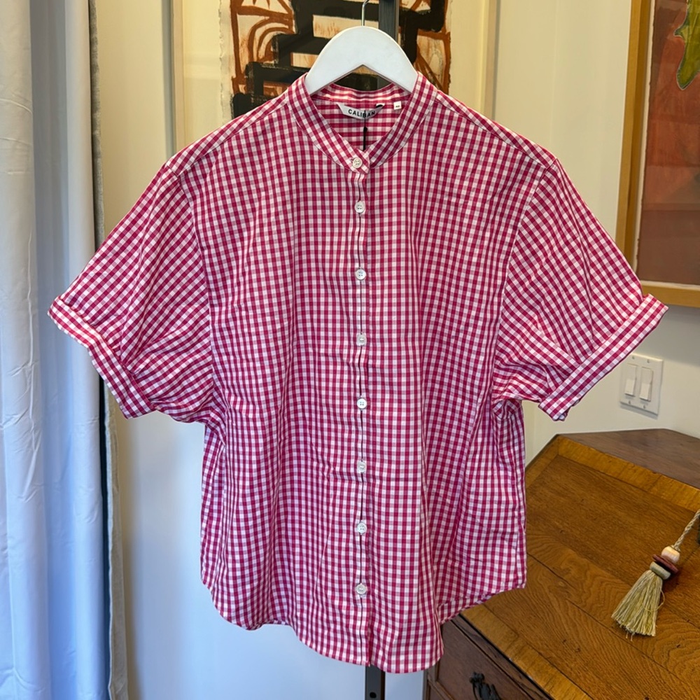Caliban Checkered Top